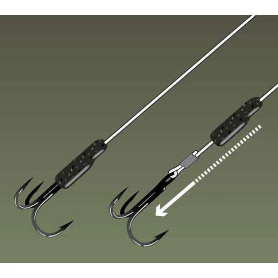Manson Fox Rage Predator Camo Treble Hook Sleeves, Medium, 10buc/pac