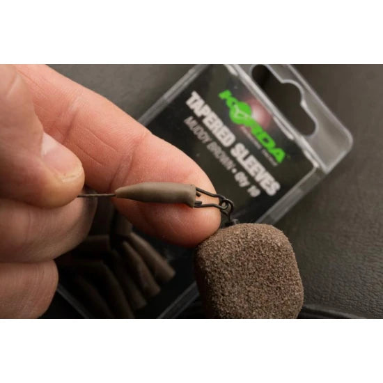 Manson Protectie Agrafa / Vartej Korda Tapered Silicon Sleeves, 10buc/plic, Weedy Green