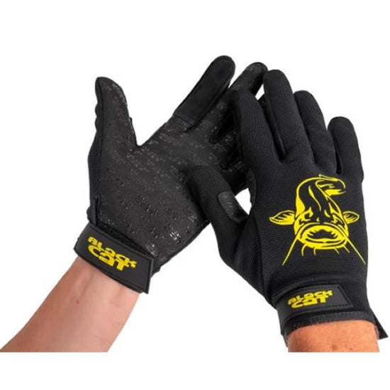 Manusi Black Cat Cat Gripper Gloves, Marime L