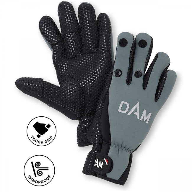 Manusi Neopren DAM Fighter Glove Black/Grey M
