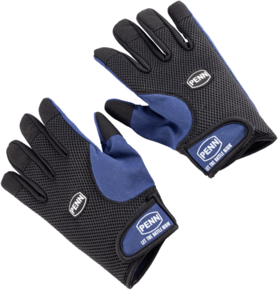 Manusi PENN Casting Gloves, Blue-Black, Marime XL