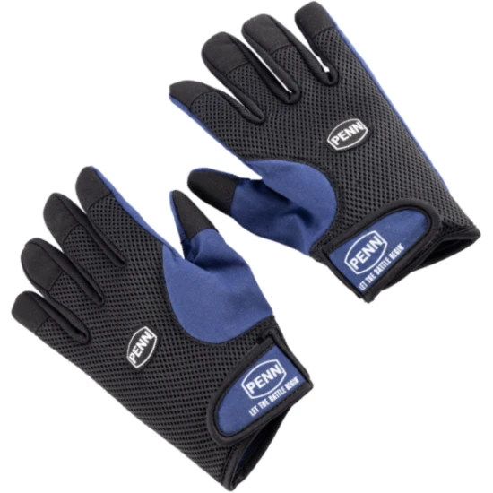 Manusi Penn Casting Gloves, Blue-black, Marime Xl