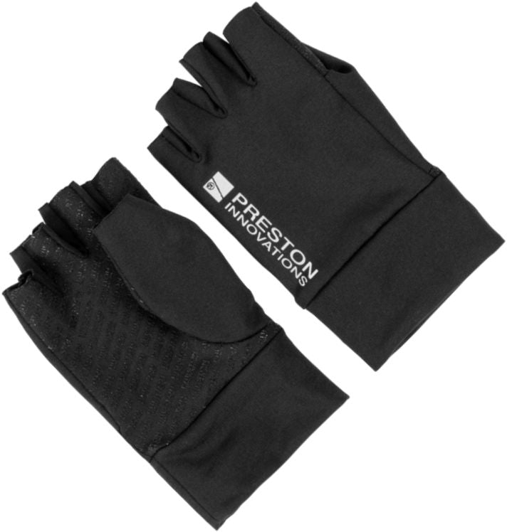 Manusi PRESTON Lightweight Gloves, Large-XLarge, Black