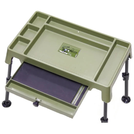 Masa Cu Tavita Pentru Monturi Crap Fl Bivvy Table Olive Green