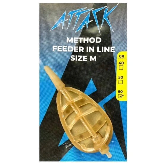 Method Feeder Attack Inline, Medium  60 G ,1buc/plic