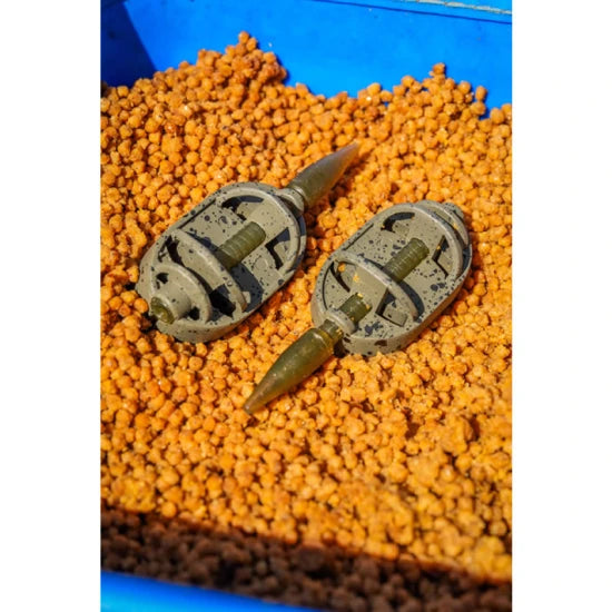 Method Feeder Ics Inline Preston Dura Flat Heavy, Large 75g
