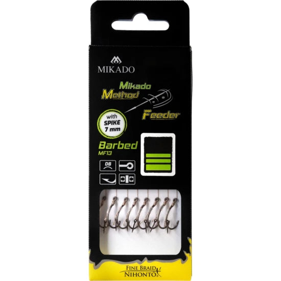 Method Feeder Rig - Ac De Momeala - Carlig Nr.6 / Fir Textil 0.16mm/10cm - 8buc