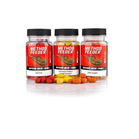 Method Feeder WINNER Diffusion Micro Chunks 40g HOT KRILL