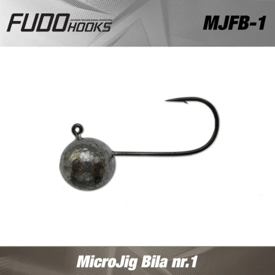 Micro Jig Fudo Bila Nr.1 Bn Black Nickel 7g  8buc/plic