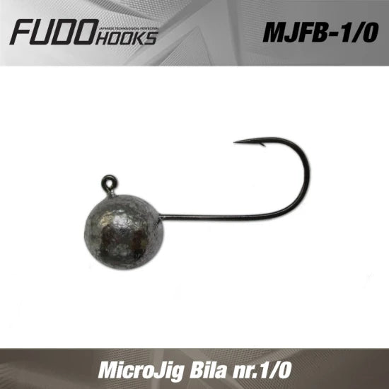 Micro Jig Fudo Bila Nr.2 Bn Black Nickel 7g 8buc/plic