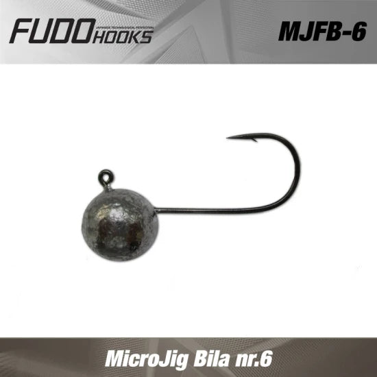 Micro Jig Fudo Bila Nr.6 Bn Black Nickel 7gr 9buc/plic