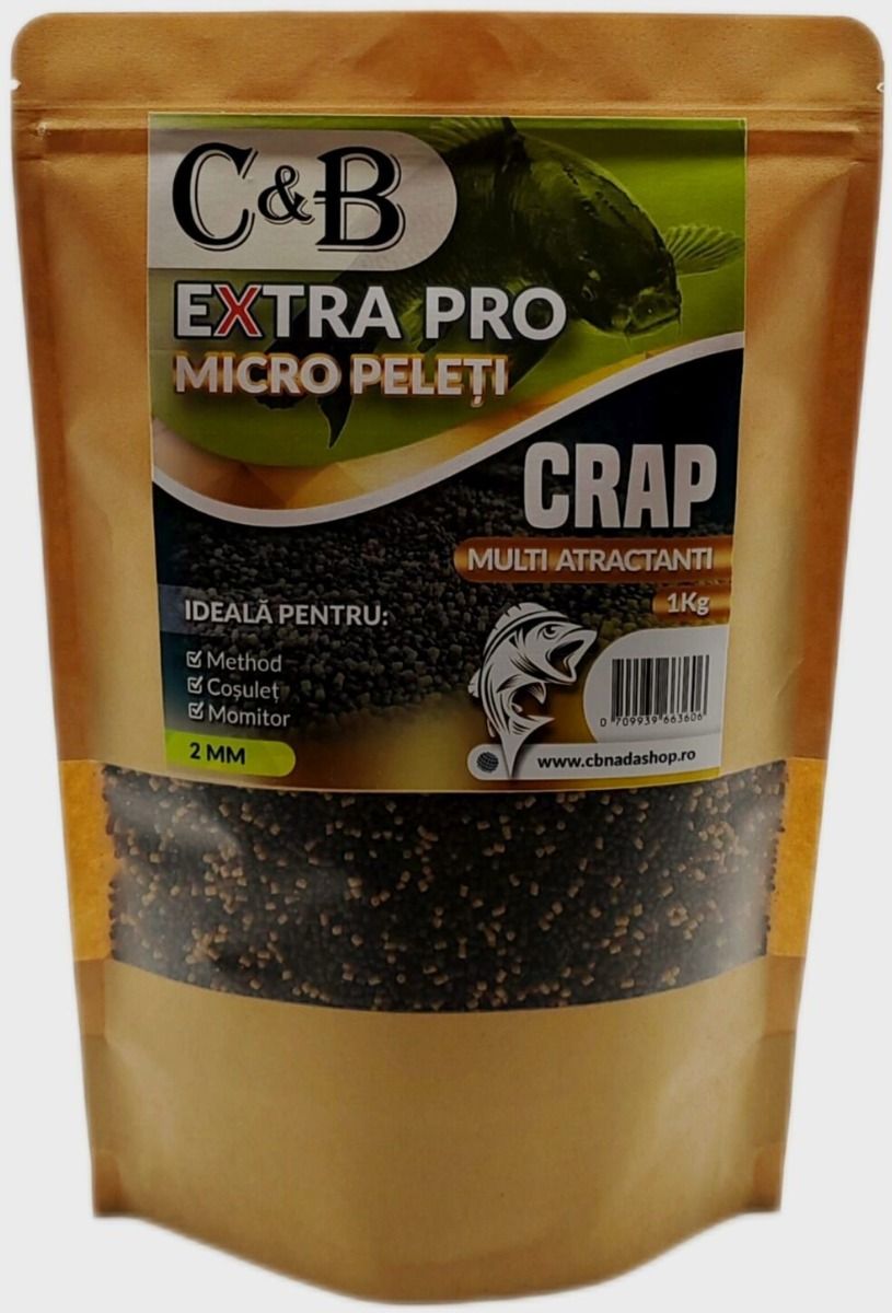 Micro Pelete C&amp;B Extra Pro, Multicolor, 2mm, 1kg