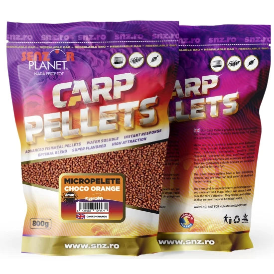 Micro Pelete Senzor, Choco Orange, 2mm, 800g