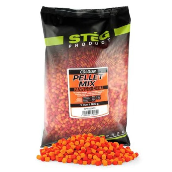 Micropelete Steg Pellet Mix, 5mm, Mango-chili, 800g