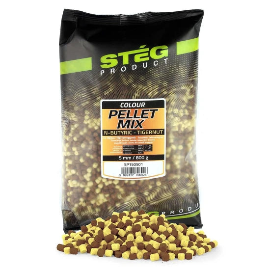 Micropelete Steg Pellet Mix, 5mm, N-butyric-aluna Tigrata, 800g
