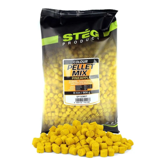 Micropelete Steg Pellet Mix, 8mm, Ananas, 800g