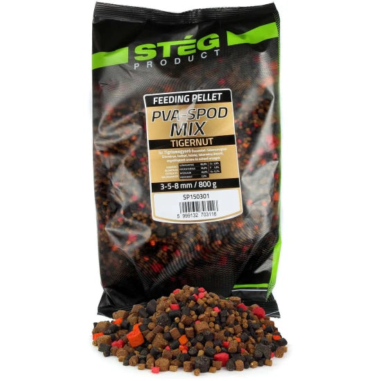 Micropelete Steg Pellet Mix, Aluna Tigrata, 3mm, 800m