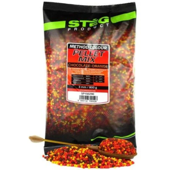 Micropelete Steg Pellet Mix, Cicolata Portocale, 3mm, 800m