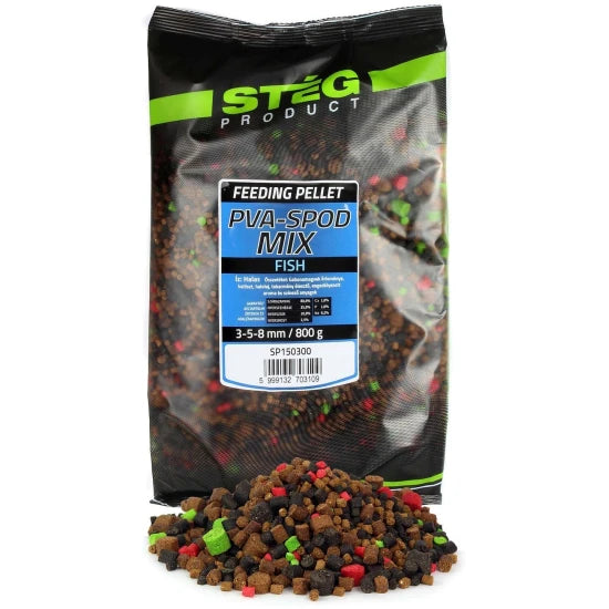Micropelete Steg Pellet Mix, Fish, 3mm, 800m