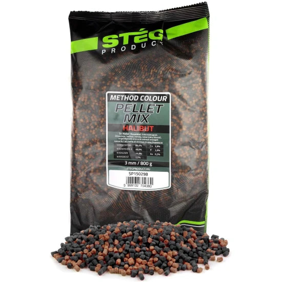 Micropelete Steg Pellet Mix, Halibut, 3mm, 800m