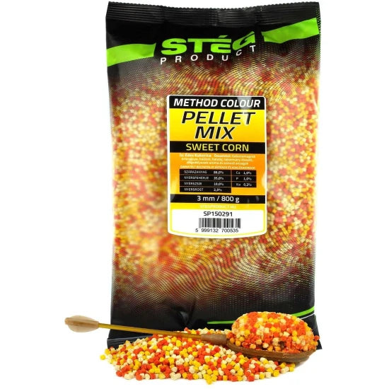 Micropelete Steg Pellet Mix, Sweet Corn, 3mm, 800m