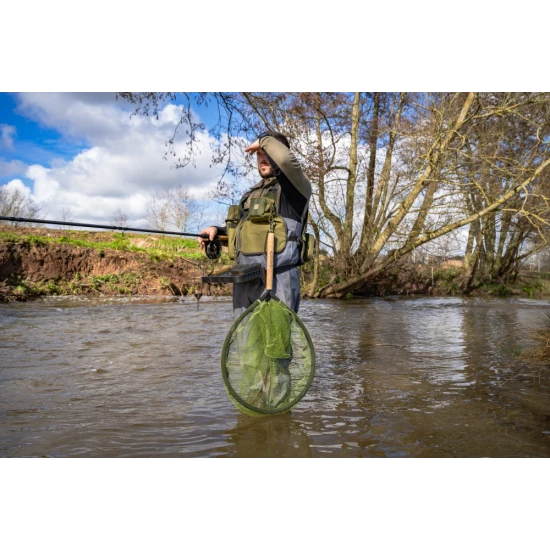 Minciog Korum Glide Wading Net Latex Plutitor Pentru Pastrav, 30-60cm