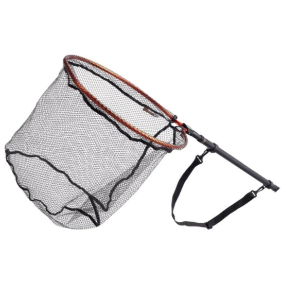 Minciog Telescopic Savage Gear Cu Plasa Cauciucata Street Fishing, 50x45x45cm, 250cm
