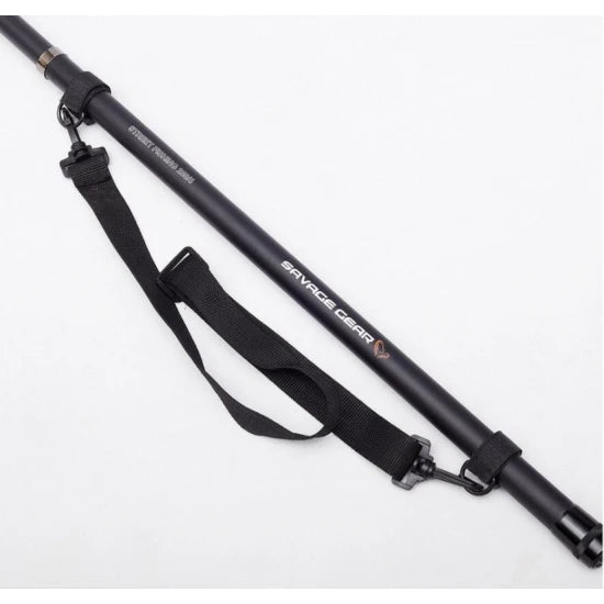 Minciog Telescopic Savage Gear Cu Plasa Cauciucata Street Fishing, 50x45x45cm, 250cm
