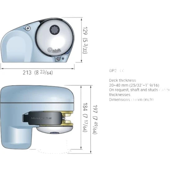 Mini Troliu Electric Pentru Ancora Quick Mini Genius 150w 6mm Fara Spill