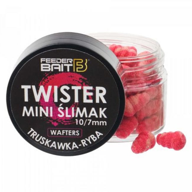 Mini Wafters Feeder Bait Twister, Capsuna &amp; Peste, 10-7mm