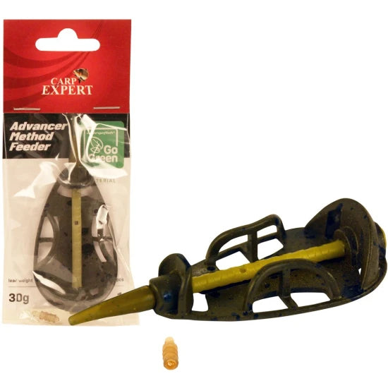 Momitoar Carp Expert Advancer Method Feeder 30g Go Green, 1buc