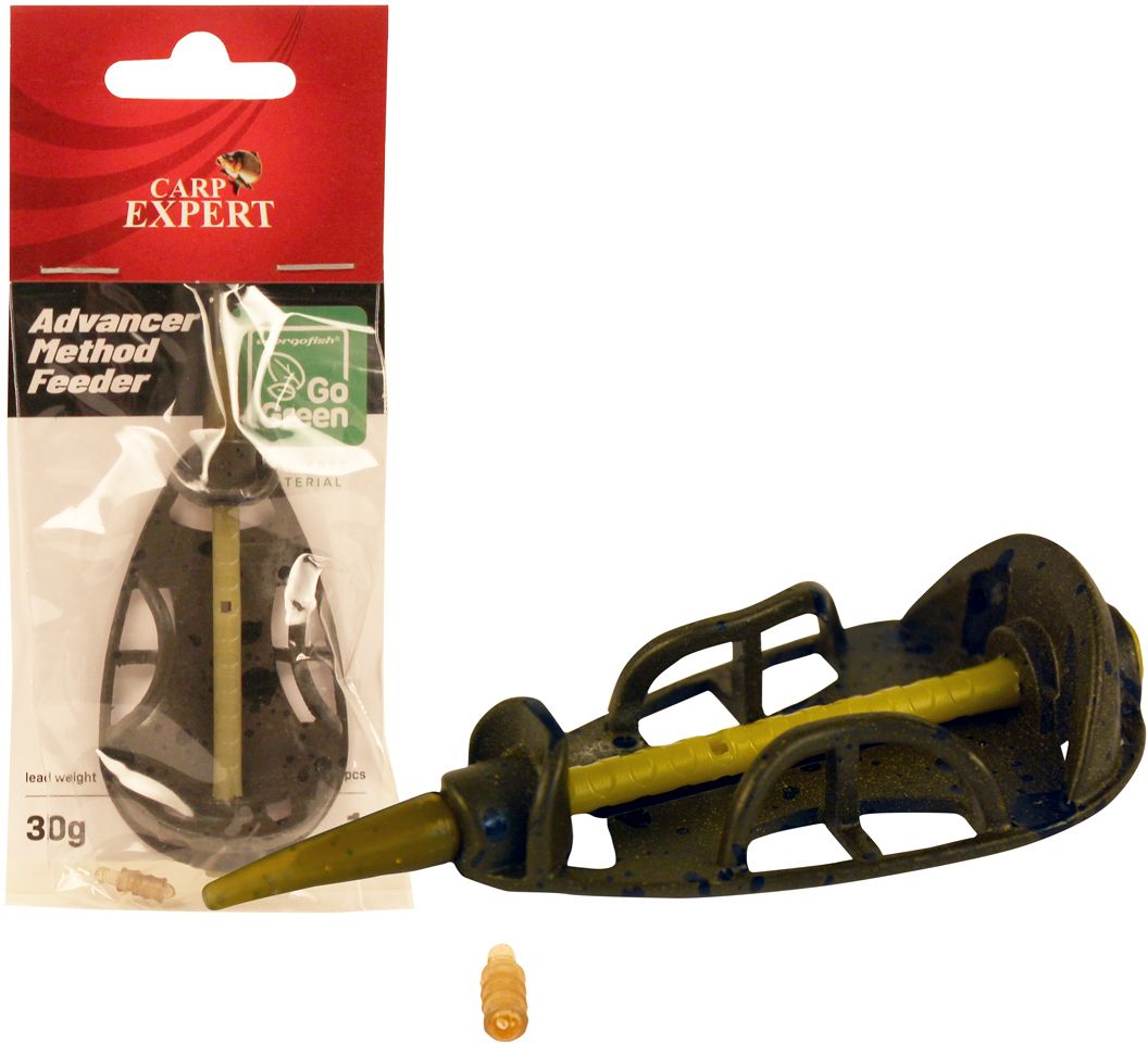 Momitoar Carp Expert Advancer Method Feeder 40g GO Green, 1buc