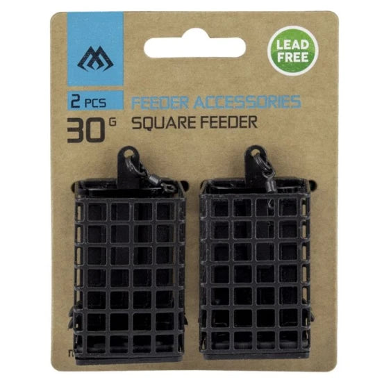 Momitor Feeder Mikado Patrat Cu Capac, 30x30x44mm, 60g, 2buc/pac