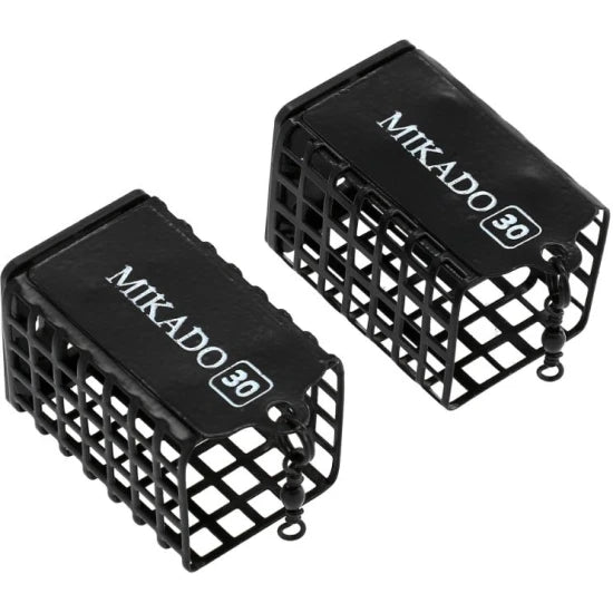 Momitor Feeder Mikado Patrat Cu Capac, 30x30x44mm, 80g, 2buc/pac