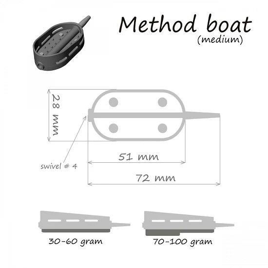 Momitor Orange Method Boat Df660 60gr