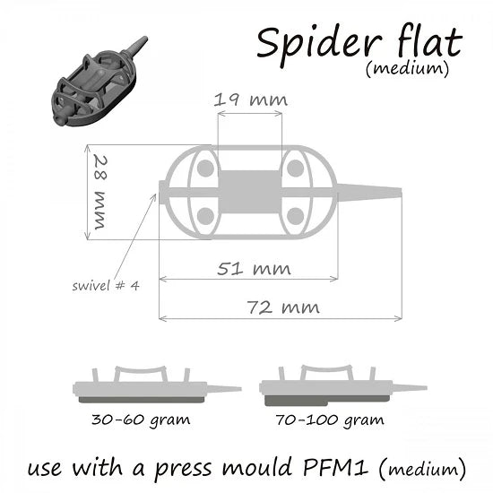 Momitor Orange Method Spider Flat Df230 70gr