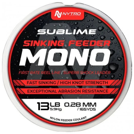 Monofilament Nytro Sublime Sinking Feeder Maro, 300m, 0.20mm, 3.2kg