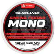 Monofilament Nytro Sublime Sinking Feeder Maro, 300m, 0.33mm, 8.6kg
