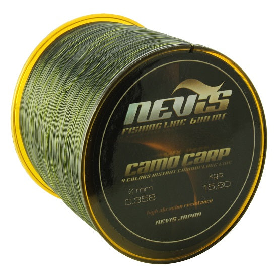 Monofilament Nevis Camo Carp 600m 0.325mm