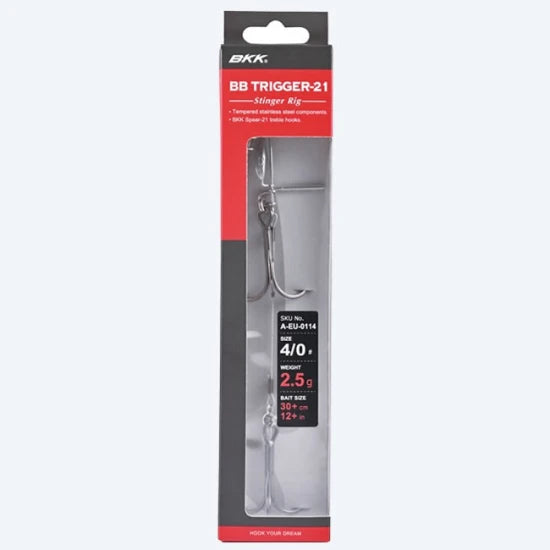 Montrura Bkk Bb Trigger-21 - Stinger Rig, Spear 21 Ss, Nr.2/0