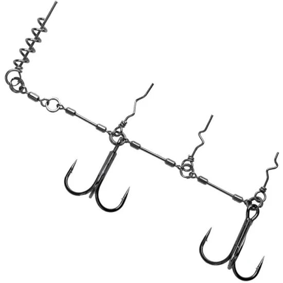 Montrura Bkk Chain-21 Stinger Rig, Carlig Nr.2/0 Spear 21 Ss / 22-26cm