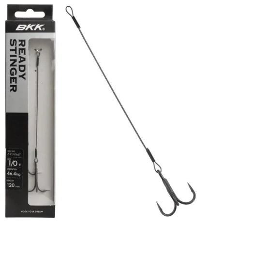 Montrura Bkk Spear Stinger Hd 7x7 Wire Pike Ready Stinger Rig, 9cm, 0.7mm, Nr.02, 26kg, 1buc/pac
