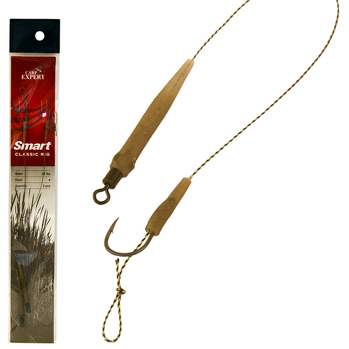 Montura CARP EXPERT Smart Classic Boilie Rig, Nr.4, 2buc/pac