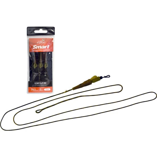 Montura Carp Expert Plumb Pierdut Leadcore Smart Brown, 3buc/pac