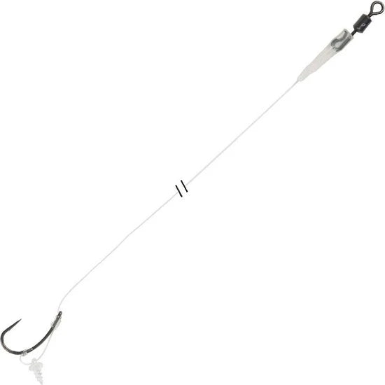 Montura Carp Spirit Fluorocarbon 'd' Rig Barbed Nr: 8 15lbs
