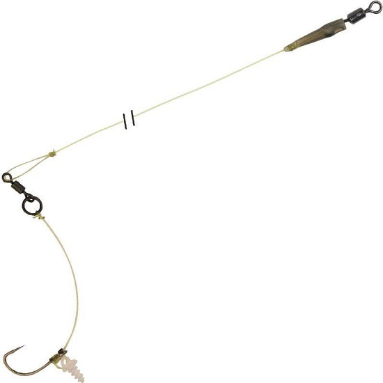Montura Carp Spirit Hinged Stiff Rig Barbed Nr: 4 25lbs + 20lbs
