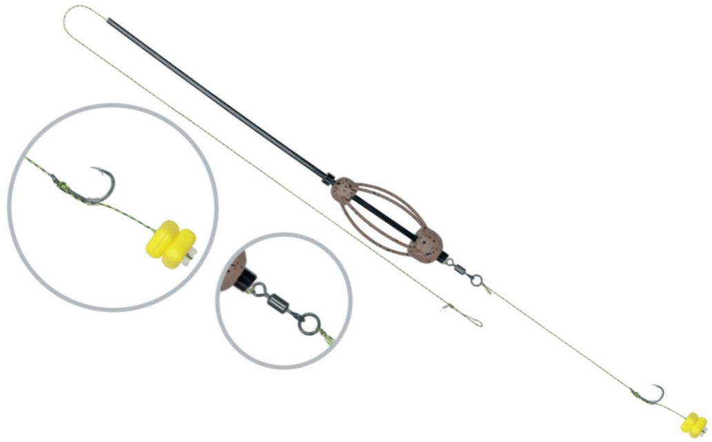 Montura Carp Zoom Complete Feeder Rig, 40g, Nr.6, 70cm, 1buc/plic