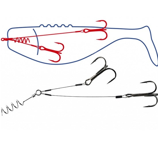 Montura Dragon V-Lures Surfstrand 1x7 18kg nr.1