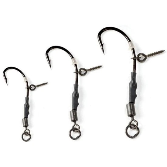 Montura Extra Carp Ronnie Rig Cu Surub, Nr.4, 3buc/plic
