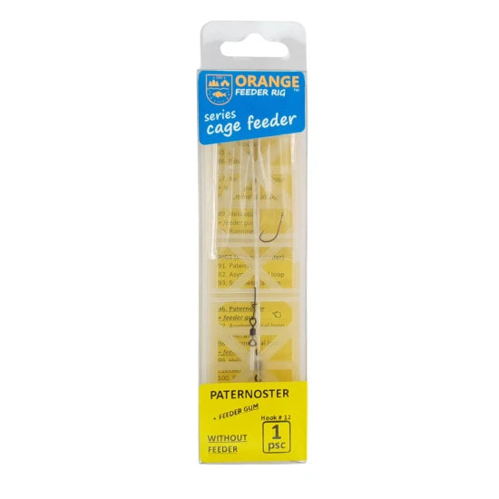 Montura Feeder Orange Fr0096 Paternoster Cu Feeder Gum 10lb, Carlig No.12, 1buc/pac